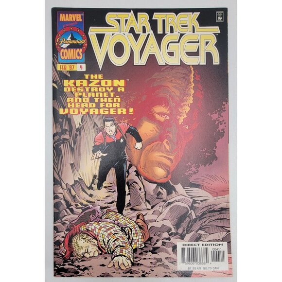 Star Trek Voyager Comic Book Lot Of 5 Issues By Marvel Bag and Boarded - Picture 11 of 13